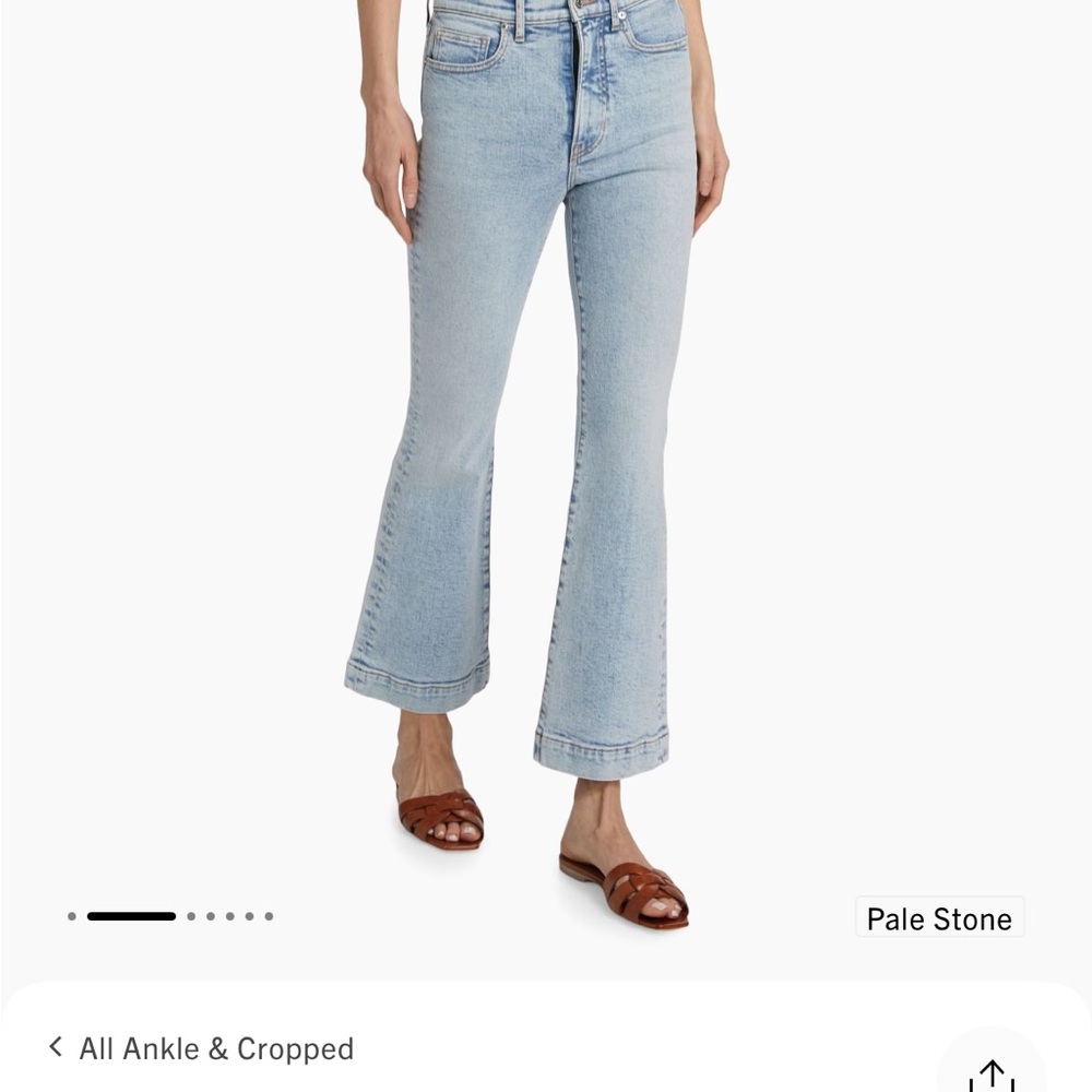Veronica Beard Carson high rise kick flare Jean
